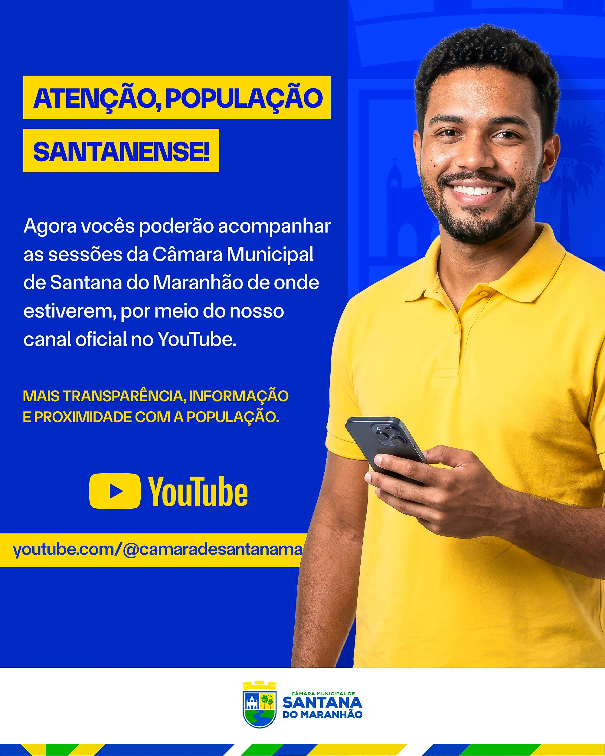Agora ficou ainda mais fácil acompanhar o trabalho do Legislativo Municipal